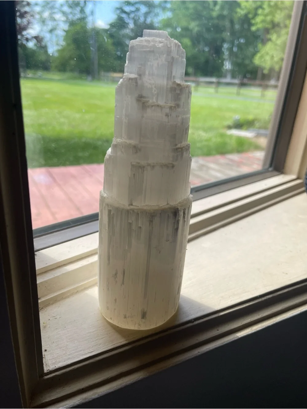 Earth Origins White Selenite Tower